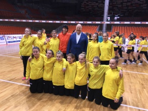 “Razvitie” with a new gesture towards the volleyball players of the Scout League